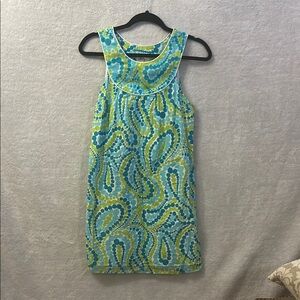 Milly of New York Blue Sheath Halter Mini Dress